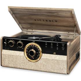 Gramofón Victrola VTA-270B Empire hnedý

