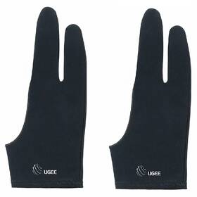 Rukavice UGEE Art Glove, 2 ks čierne

