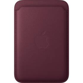 Peňaženka Apple iPhone FineWoven s MagSafe burgundsky červená 

