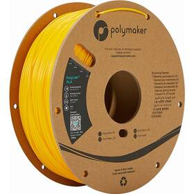 Tlačová struna (filament) Polymaker PolyLite PLA, 1,75 mm, 1 kg žltý

