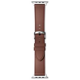 Remienok Epico Leather na Apple Watch 38/40/41mm hnedý

