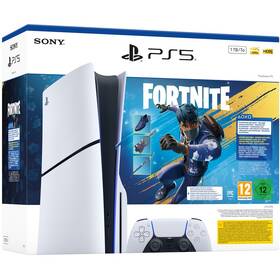 Herná konzola Sony PlayStation 5 (typ modelu - slim) Fortnite Flowering Chaos Bundle biela

