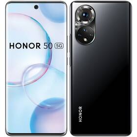 Mobilný telefón HONOR 50 5G 6/128 GB - Midnight Black (5109AAXW) - s kozmetickou chybou - 12 mesiacov záruka