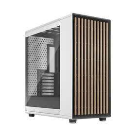 Case FRACTAL DESIGN North XL Chalk White Tempered Glass Clear Tint 

