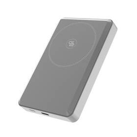 Powerbank GoGEN MagSafe, Qi2, 10000mAh sivá

