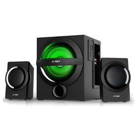 Reproduktory Fenda F&D A140X 2.1, bluetooth, rádio, USB, dálkové ovládání čierne


