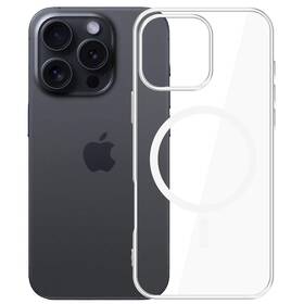 Kryt na mobil 3mk Clear MagCase na Apple iPhone 16 Pro priehľadný

