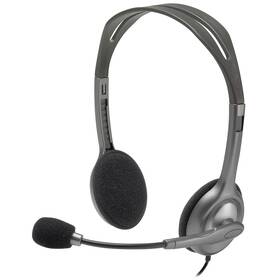 Headset Logitech H110 čierny

