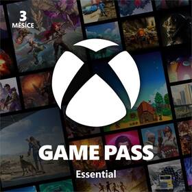  Microsoft Xbox Game Pass Essential - predplatné na 3 mesiace - elektronická licencia 

