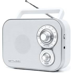 Rádioprijímač MUSE M-051 RW biely

