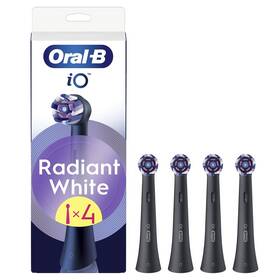 Náhradné hlavice Oral-B iO Radiant Black (4 ks) čierna

