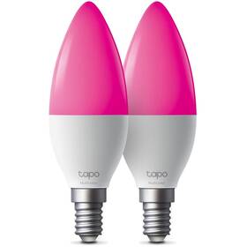 Inteligentná žiarovka TP-Link Tapo L430C Smart Wi-Fi, E14, 4,8 W, viacfarebná, 2 ks 

