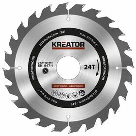 Pílový kotúč Kreator KRT020410 165mm 24T 


