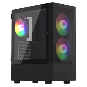 Case KRUX Vako RGB čierna

