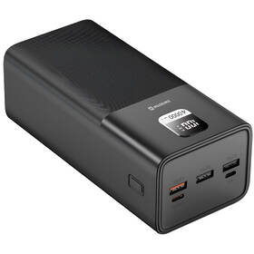 Powerbank Swissten Power Line 40 000 mAh 100 W PD čierny

