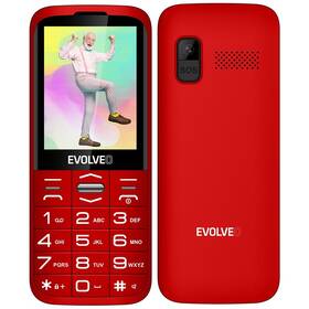 Mobilný telefón Evolveo EasyPhone XO červený

