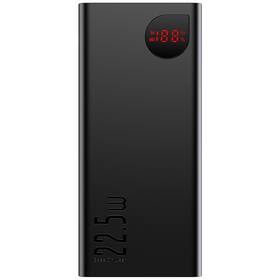 Powerbank Baseus Adaman 40000 mAh 22,5W 3x USB-A/micro USB/USB-C čierny

