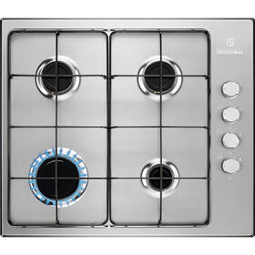 Plynová varná platňa Electrolux KGS6404SX nerez

