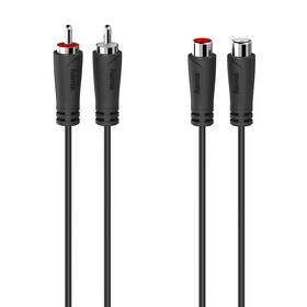 Kábel Hama 2x cinch / 2x cinch, 3m čierny


