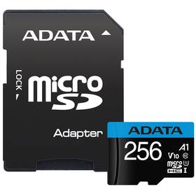 Pamäťová karta ADATA Premier MicroSDHC 256GB UHS-I (85R/20W) + adaptér 

