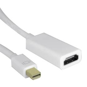Redukcia GoGEN mini DisplayPort/HDMI, 0,2m biela

