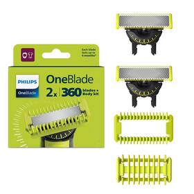 Náhradné hlavice Philips QP624/50 zelená farba
