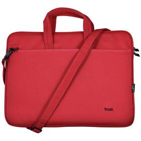 Brašna na notebook Trust Bologna Eco-friendly Slim na 16˝ červená

