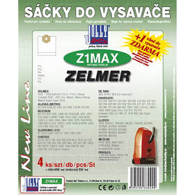 Vrecká pre vysávače Jolly MAX Z 1 (4 ks) 

