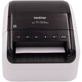 Tlačiareň štítkov Brother QL-1110NWBC čierna/biela

