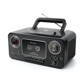 Rádiomagnetofón s CD MUSE M-182RDC čierny

