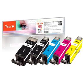 Cartridge Peach Canon PGI-520/CLI-521, MultiPack, 1x19, 4x9 ml - CMYK 

