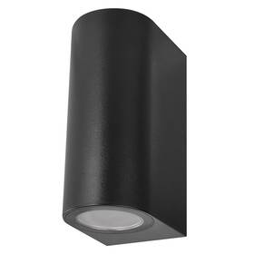 Nástenné svietidlo EMOS Oculus ZGF020P, zahradní, GU10, IP44, MAX 35W čierne

