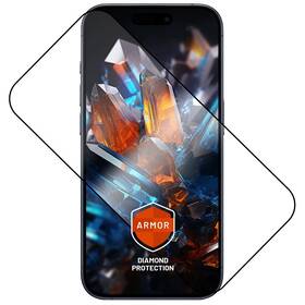 Tvrdené sklo FIXED Armor s Anti-dust aplikátorom a AR vrstvou na Apple iPhone 17 čierne

