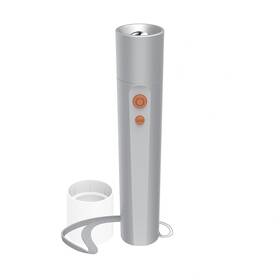 Lampáš Hama FL250, 250 lm / 65 m, 4 režimy + SOS, batéria strieborná

