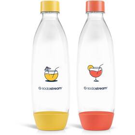 Fľaša SodaStream FUSE2x1l Orange/Yellow 

