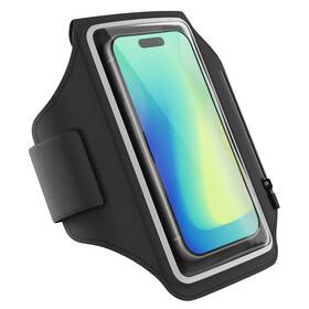 Puzdro na mobil športové Spello by Epico armband na telefon čierne


