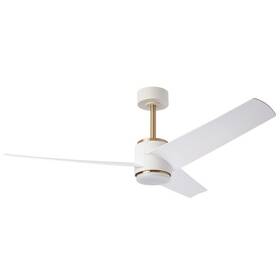 LED stropné svietidlo IMMAX NEO LITE BEAUTY SMART LED s ventilátorom, 18W, Wi-Fi, TUYA biele/zlaté

