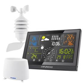 Meteorologická stanica Hyundai WSP 5100 RWIND čierna

