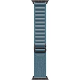 Remienok Apple 49mm jasne modrý alpský ťah – L – čierny titán 

