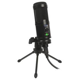 Mikrofón PLATINET VARR GAMING TUBE CARDIOID SET USB TRIPOD čierny

