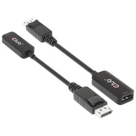 Redukcia Club3D DisplayPort 1.4/HDMI 4K, aktívna čierna

