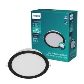 LED stropné svietidlo Philips 59444 MESON 080 5.5W 30K čierne

