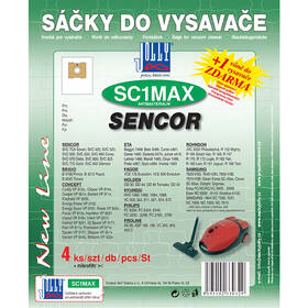Vrecká pre vysávače Jolly MAX SC 1 (4 ks) 

