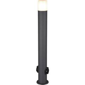 Svietidlo vonkajšie TRIO Hoosic, 80 cm, 2x zásuvka - antracitové 

