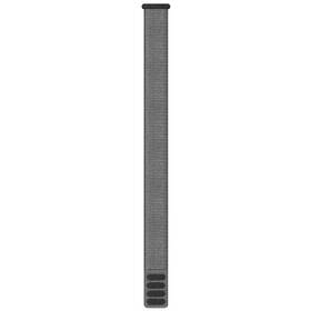 Remienok Garmin UltraFit 20 mm, nylonový, sivý, na suchý zips sivý

