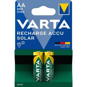 Batéria nabíjacia Varta Solar Rechargeable Accu AA, HR06, 800mAh, blister 2ks 

