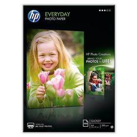 Fotopapier HP Glossy Photo 10x15, 200g, 100 listov 

