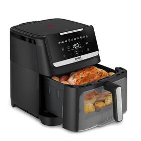 Fritéza teplovzdušná Tefal Easy Fry Silence EY8468E0, 7 l čierna

