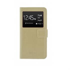 Puzdro na mobil flipové 4-OK Book Window UNI L- 5,1" zlaté

