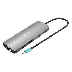 Dokovacia stanica i-tec USB-C Metal Nano 2x HDMI, PD 100W 

